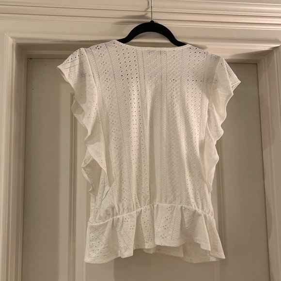 BCBGeneration Crossover Neck Top - Picture 2 of 3